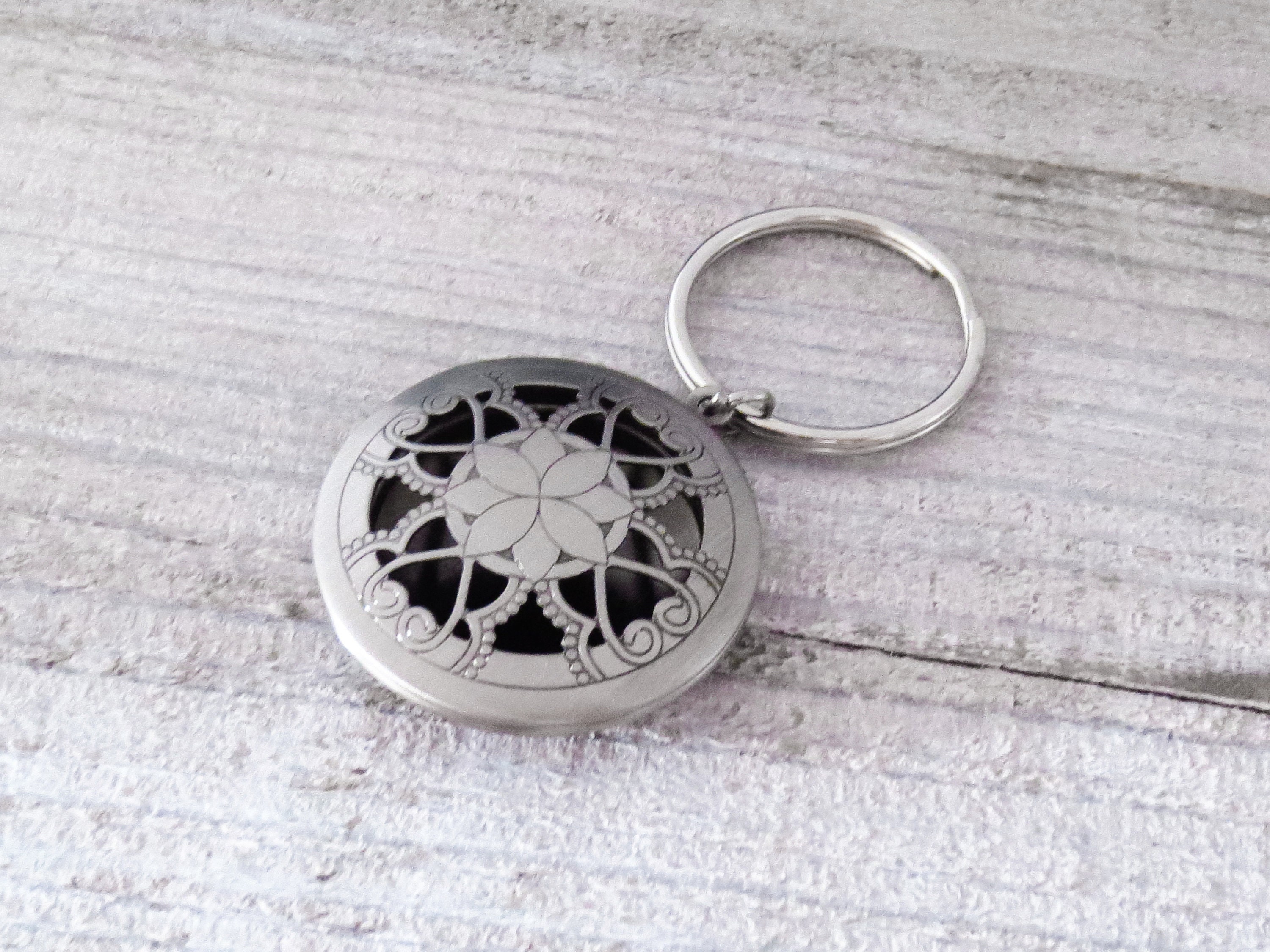 Vintagestyle, Diffuser Locket, Photo, Key Chain, Locket, Key Ring ...