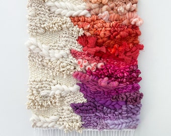 Transitions - Rainbow Weaving - Woven Art - Handmade Wall Hanging - Home Wall Decor - Weave - Contessa Noelle