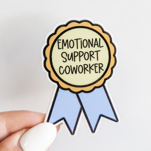 Emotional Support Coworker    / PLASTIC Add on / 13B8