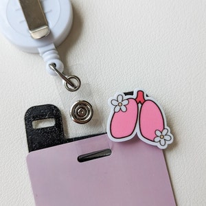 Badge Topper / CHARM COLLECTION - Lungs Respiratory - Charm Only