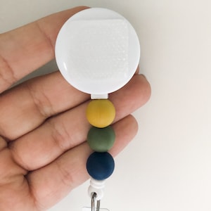 Decorative COLLEGIATE Interchangeable Badge Reel