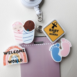 Badge Topper / CHARM COLLECTION - Labor Delivery Mother Baby - Charm Only / 2C31