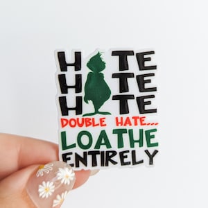 Hate Hate Loathe / Christmas  / PLASTIC Add on / 11A25