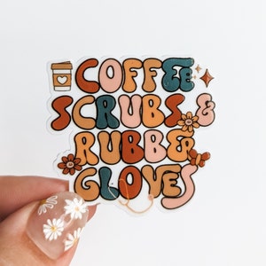 Coffee Scrubs Rubber Gloves / PLASTIC Add on / 11A12