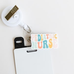 Badge Topper / CHARM COLLECTION - Pediatric Nurse - Charm Only