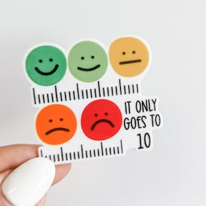 Pain Scale Goes to 10 / PLASTIC Add on / 13B6