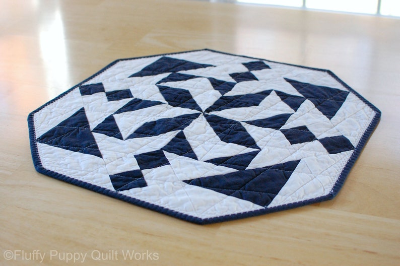 Modern Table Topper Pattern Easy Minimalist Quilting Project Etsy