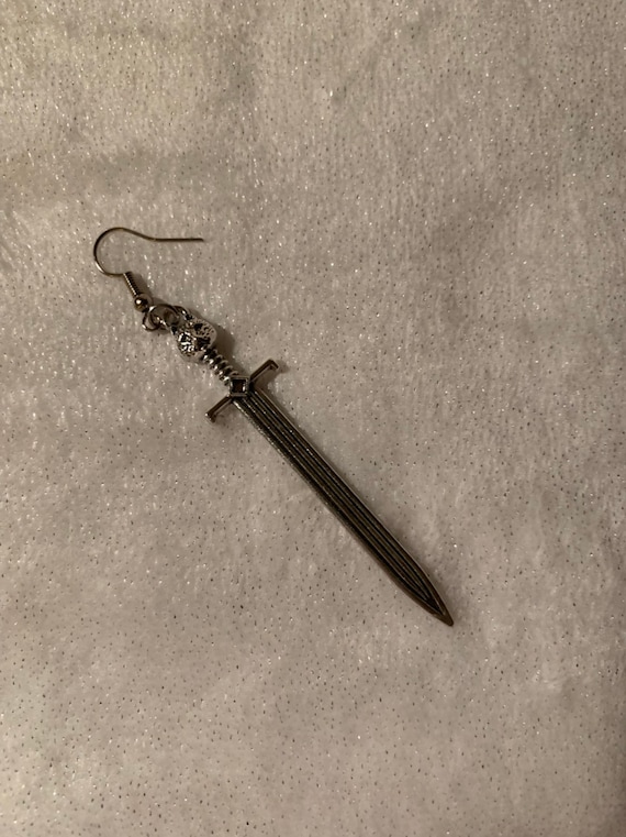 POST MALONE Inspired Sword icon Earring single Earring dive Bar