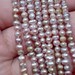 3mm Pearl Beads - Baroque Pearl Beads - Freshwater Pearl Beads - 13.5 inch Full strand - Round Gemstone Beads