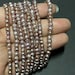 4mm Pearl Beads - Baroque Pearl Beads - Freshwater Pearl Beads - 13.5inch Full strand - Round Gemstone Beads