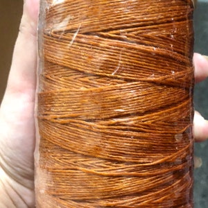 Tawny Brown Waxed Cord - Nylon Waxed Cord