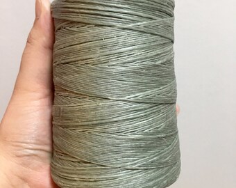 Silver Grey Waxed Cord - Nylon Waxed Cord