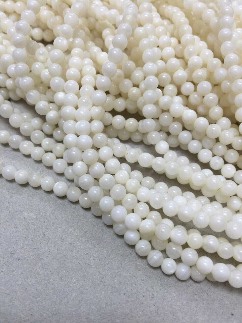 4mm White Agate Gemstone Beads 14inch Full Strand Round - Etsy
