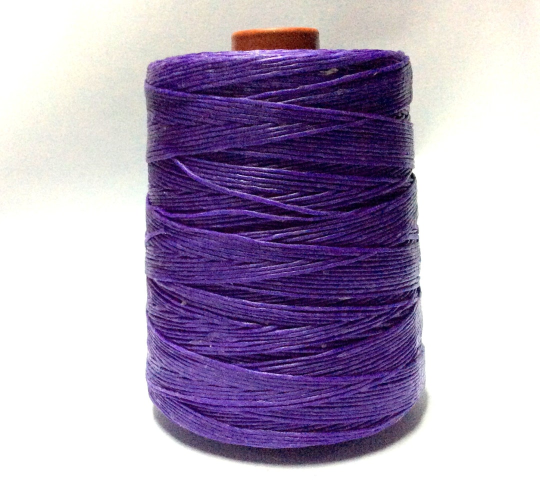 Purple Waxed Cord Cotton Waxed Cord Etsy