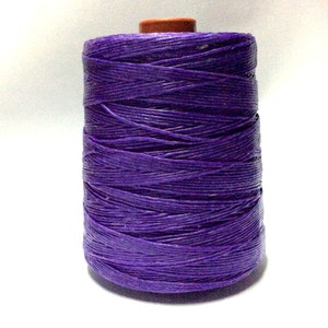 Purple Waxed Cord - Nylon Waxed Cord