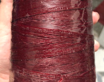 Dunkelrote Wachsschnur - Hochrote Farbe - Purpurrote Farbe - Nylon Wachsschnur