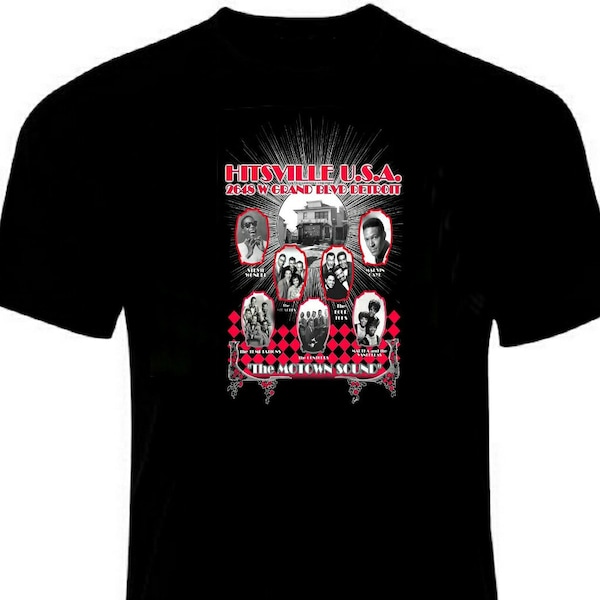 Detroit Hitsville USA Motown T-Shirt