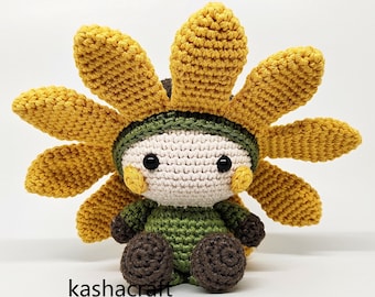 Sunny die Sonnenblume Amigurumi Häkelanleitung