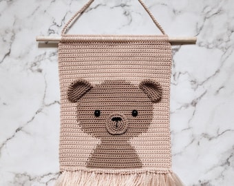 Bear Wall Hanging Crochet Pattern (PDF Pattern)