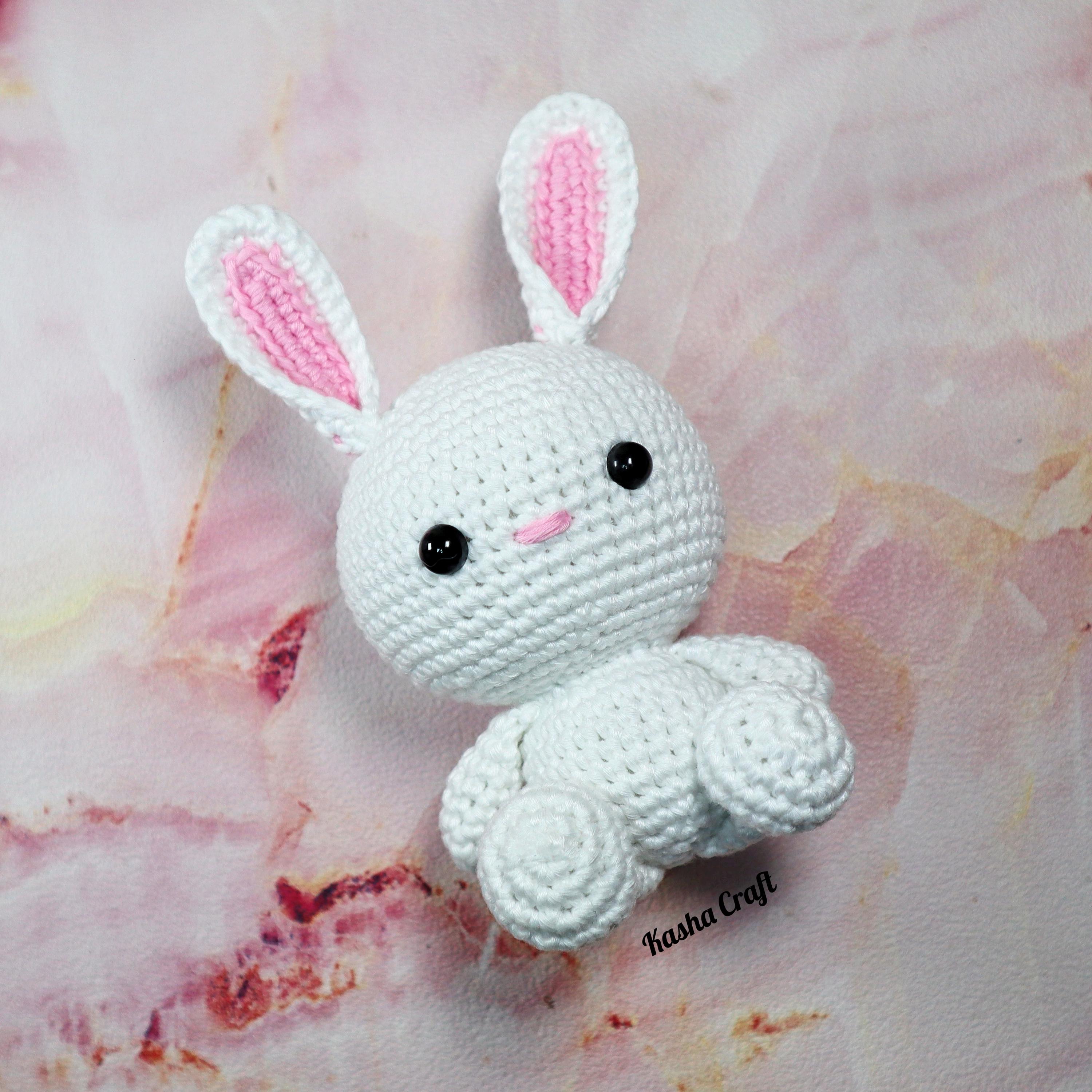 34 Crochet Rabbit Patterns with Baskets, Keychains, and Rattles 4 Amigurumi Rabbit Crochet Pattern for Cloud Bunny Plushie