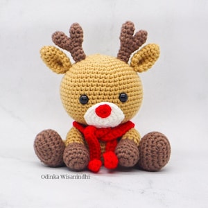 Ray The Reindeer Amigurumi Crochet Doll Pattern