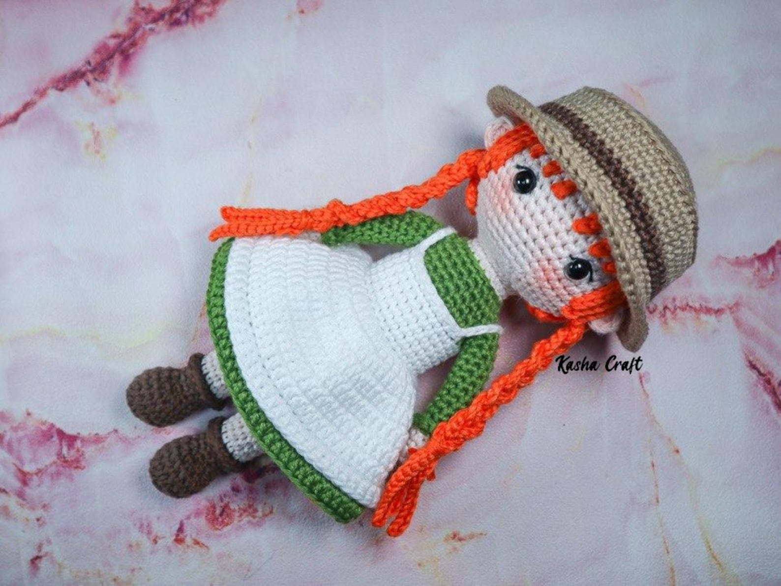 Anne of Green Gables crochet pattern by Kasha Craft