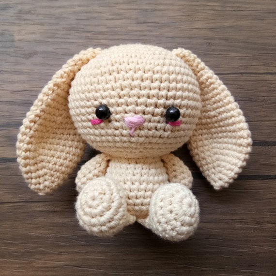 Cute Little Long Ears Bunny Rabbit Amigurumi Crochet Doll Pattern