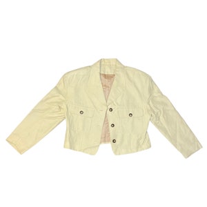 Vintage Double Flap Pocket Cropped Jacket image 1