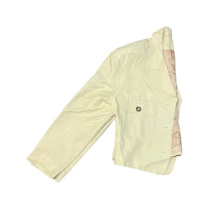 Vintage Double Flap Pocket Cropped Jacket image 3