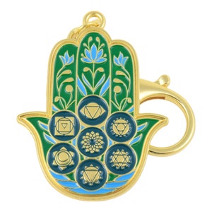 2024 Feng Shui Hamsa Hand Life Force Amulet