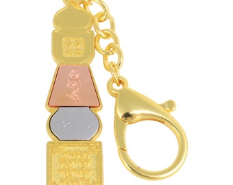 2024 Feng Shui White Umbrella Goddess Pagoda Amulet Keychain