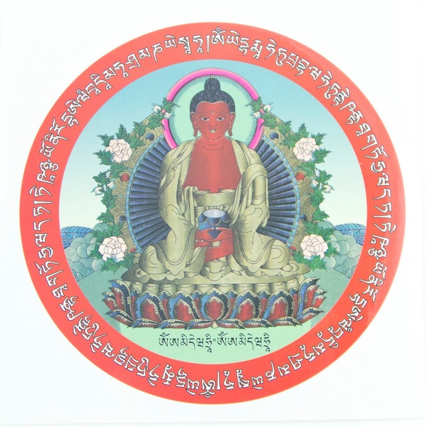 2 Pcs of Feng Shui Amitabha Window Stickers