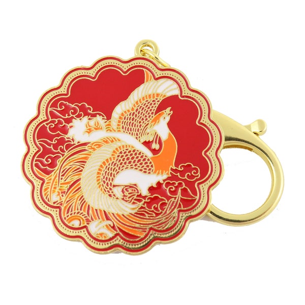 Feng Shui Mighty Phoenix New Luck Amulet Keychain