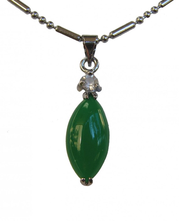 Jade cheap pendant etsy