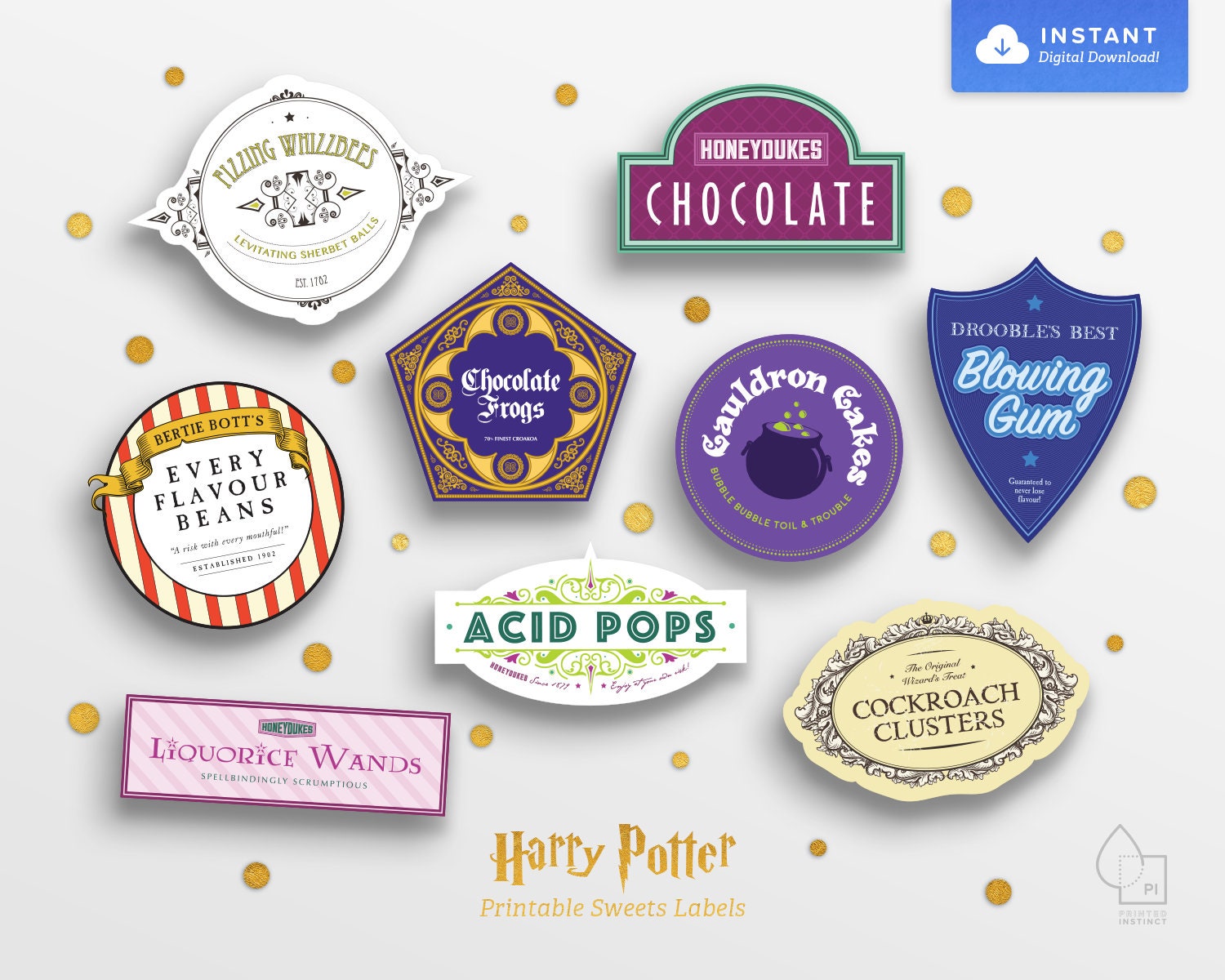 Harry Potter Candy Printables Free