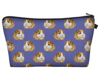 Purple Guinea Pig Make-up Pouch