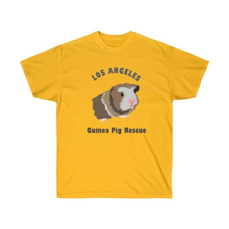 Los Angeles Guinea Pig Rescue Unisex Tee Etsy