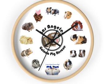 LAGPR Guinea Pig Wall Clock