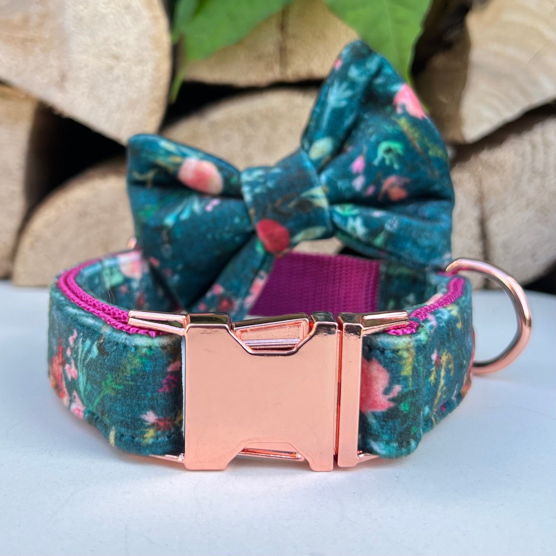 Pet Collar with Bow Tie Luxury Designer Dog Cat Collars - China Dog Collar  and LED Collar price