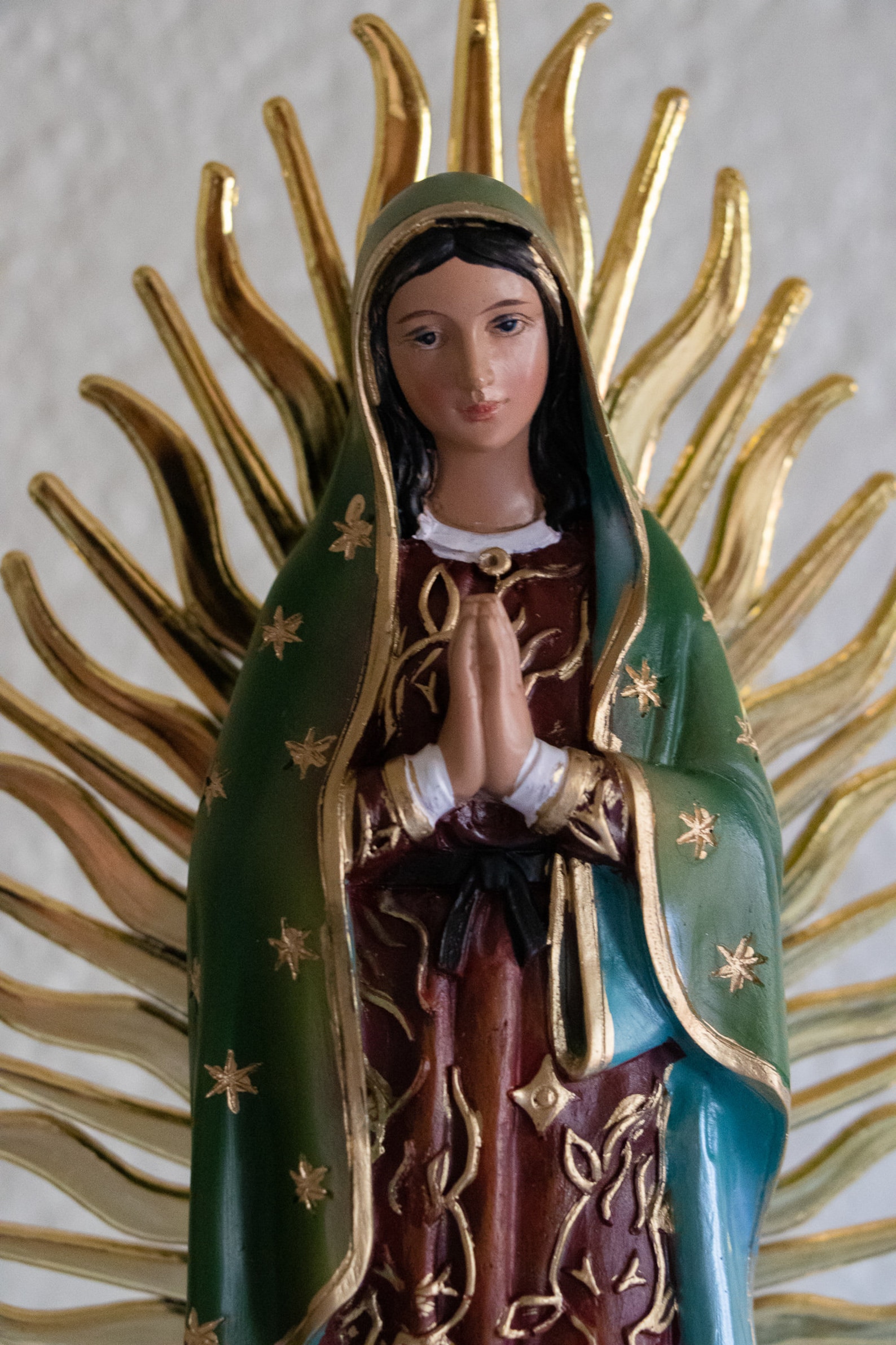 Virgen de Guadalupe Statue Our Lady of Guadalupe Virgencita Etsy