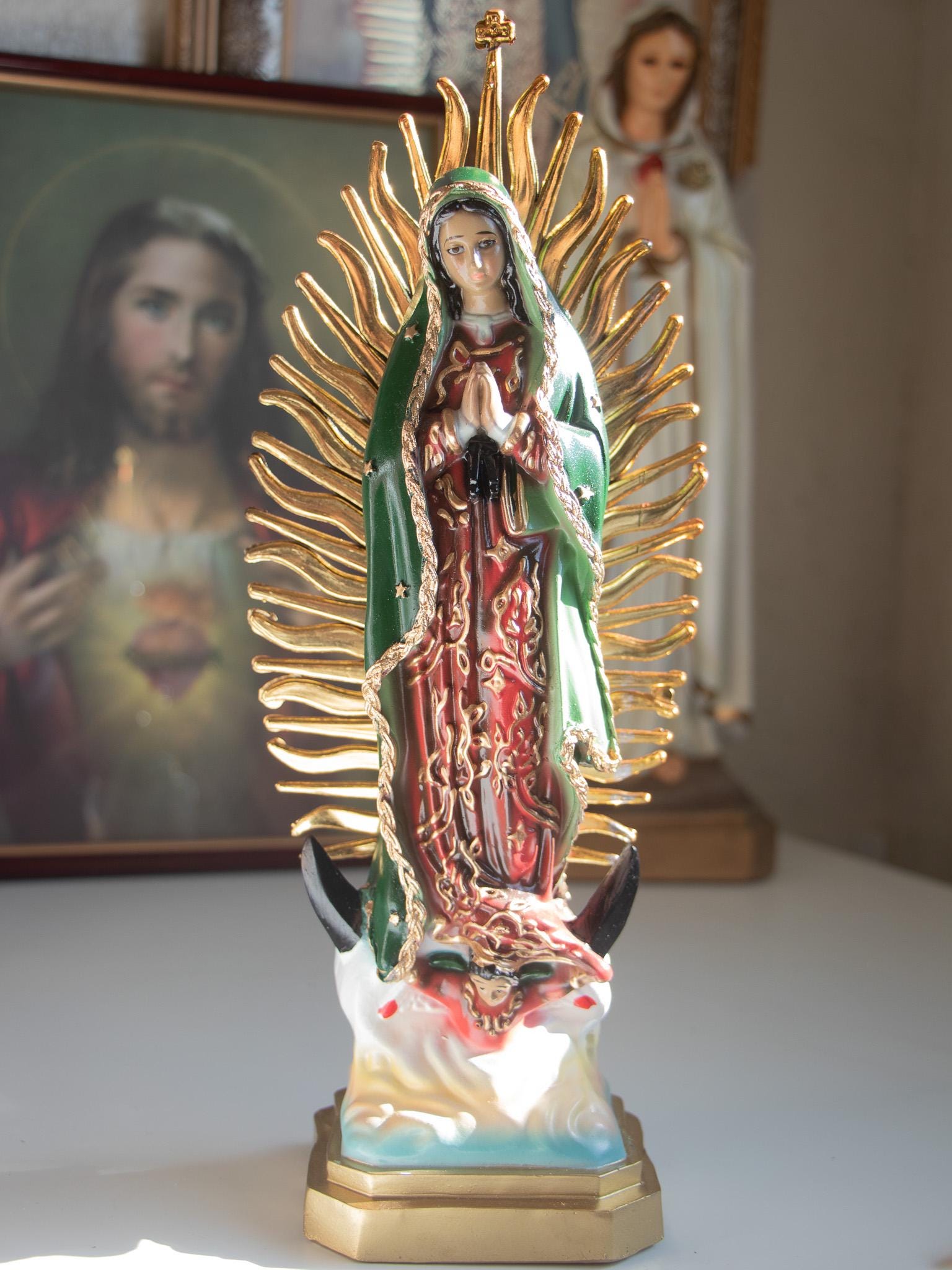 聖母マリア像 メキシコ製 置物 オブジェ｜Yahoo!フリマ（旧