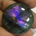 Awesome, 64cts. 31x31=7MM Approx Size, Super AAAA++++ Top Quality, 1 Piece Natural Labradorite, Smooth Round Cabochons