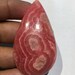 Cts 165, 64x35=8mm 1 PC's Natural Rhodochrosite gemstone Smooth Cabochon Shape Pear ++++ AAA High Quality