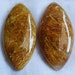 reserve2 Pieces Natural Golden Rutilated Quartz gemstone Marquise Shape Cabochon High Quality 44X21X7 43X21X7 MM Approx