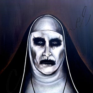 Painting of the NUN - VALAK - HORROR