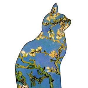 Kat Van Gogh Blossom Amandelboom 100 Modern Cross Stitch Patroon Geteld Cross Stitch Chart Pdf-formaat Instant Download Needle Craft