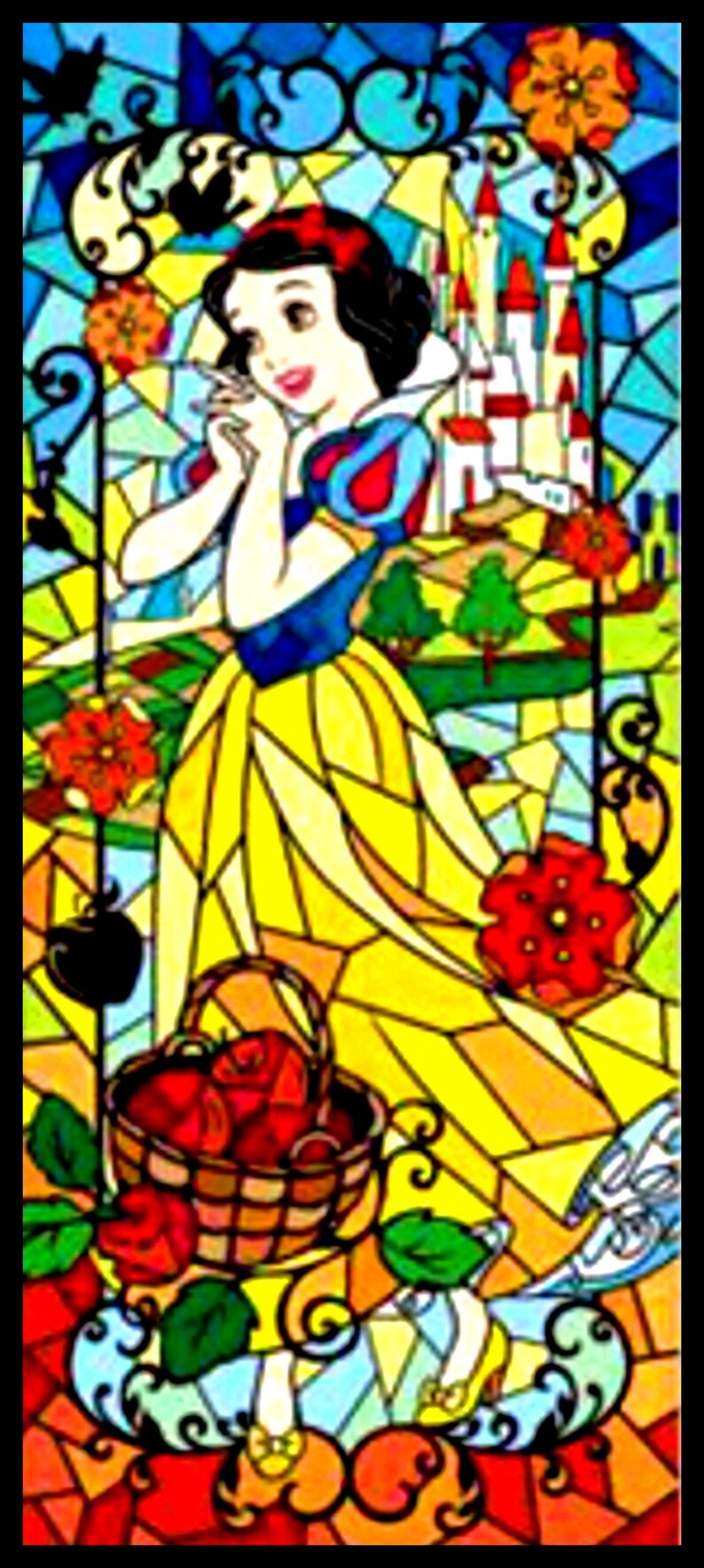 BUY 2 GET 1 FREE Snow White Disney Stained Glass 209 Modern Etsy