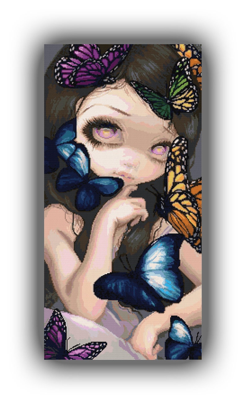 Cross Stitch Pattern Jasmine Becket Griffith Fairy With Etsy