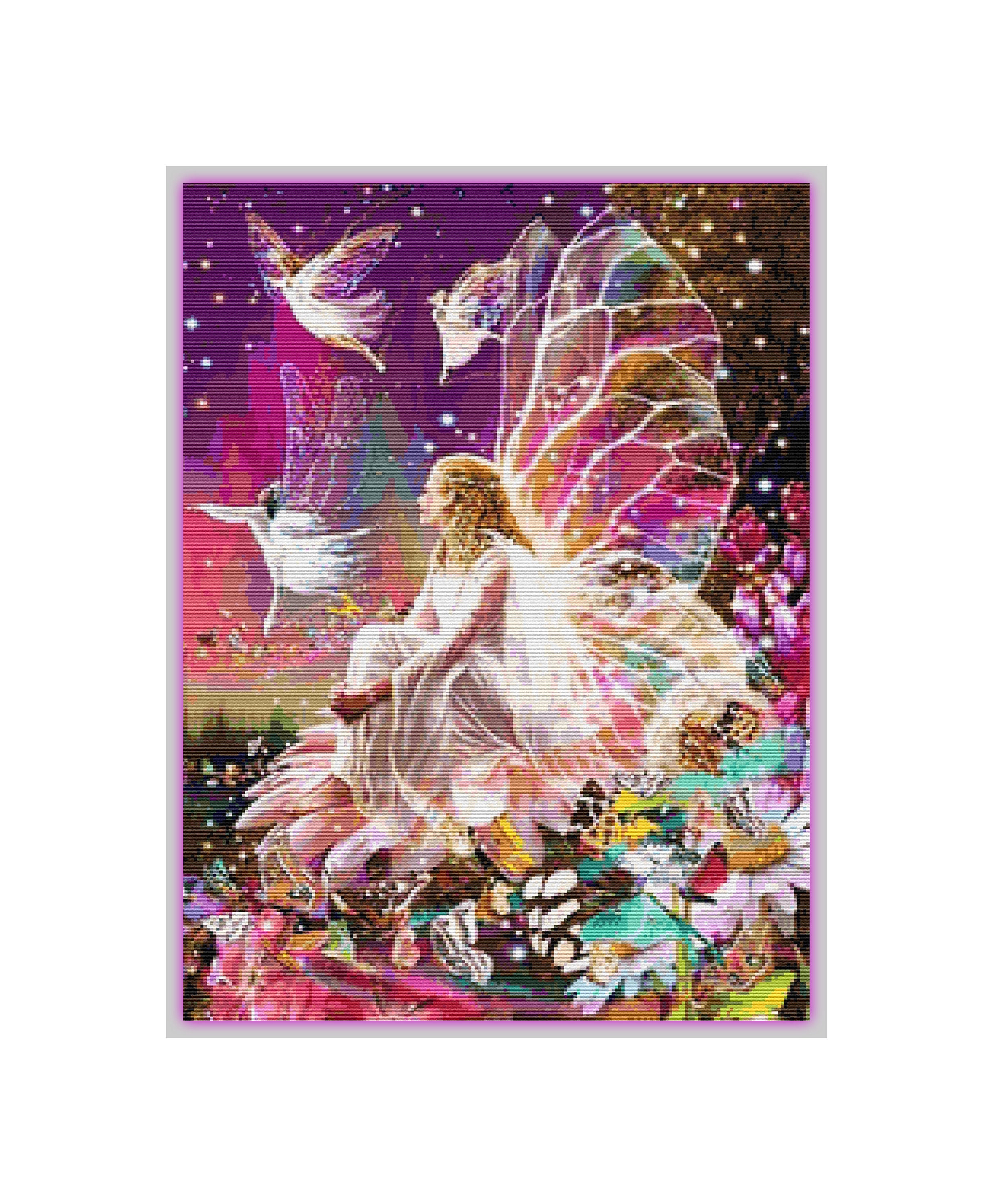 Fairy Dance Pixie Elf 943 Modern Cross Stitch Pattern Counted Etsy