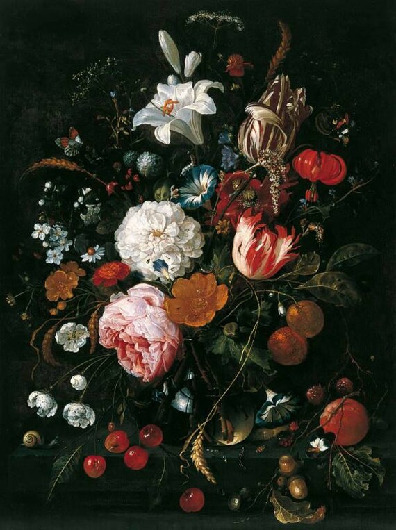 BUY 2 GET 1 FREE Jan Davidsz de Heem Flowers in a Glass Vase Etsy